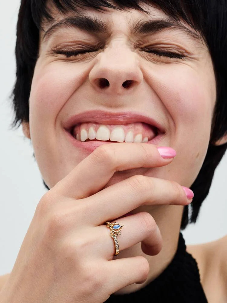 Disney golden Cinderella carriage ring | Pandora