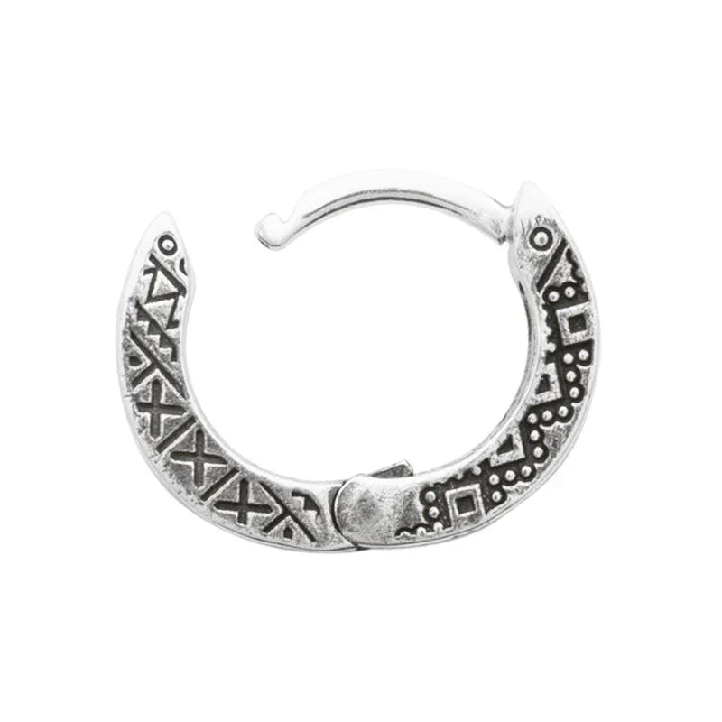 Creole - Silver - Earring view 3