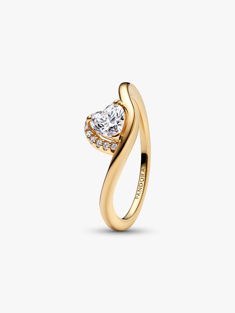 Ring Pandora - Wavy Heart | 163660C01