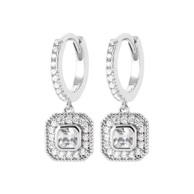 Charm - Pavé - Ezüst - Kreolok