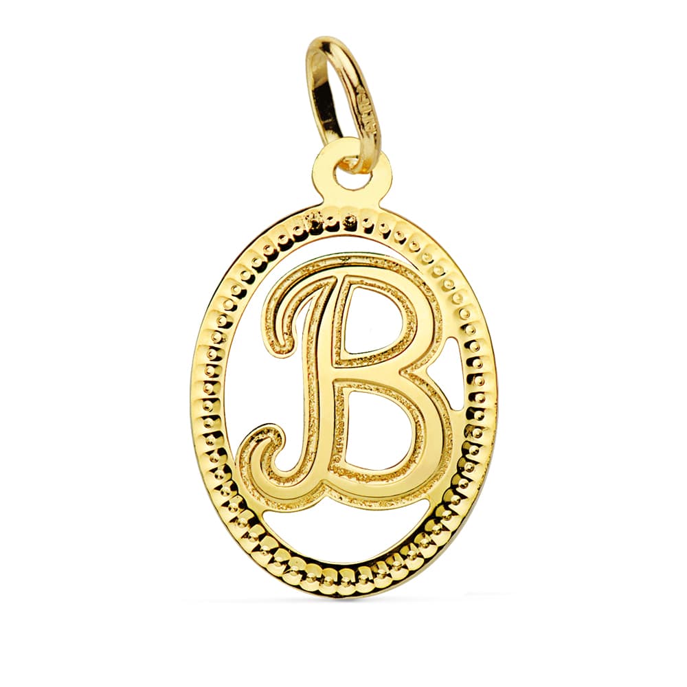 Initial Pendel 18K Initial B 21X14 mm