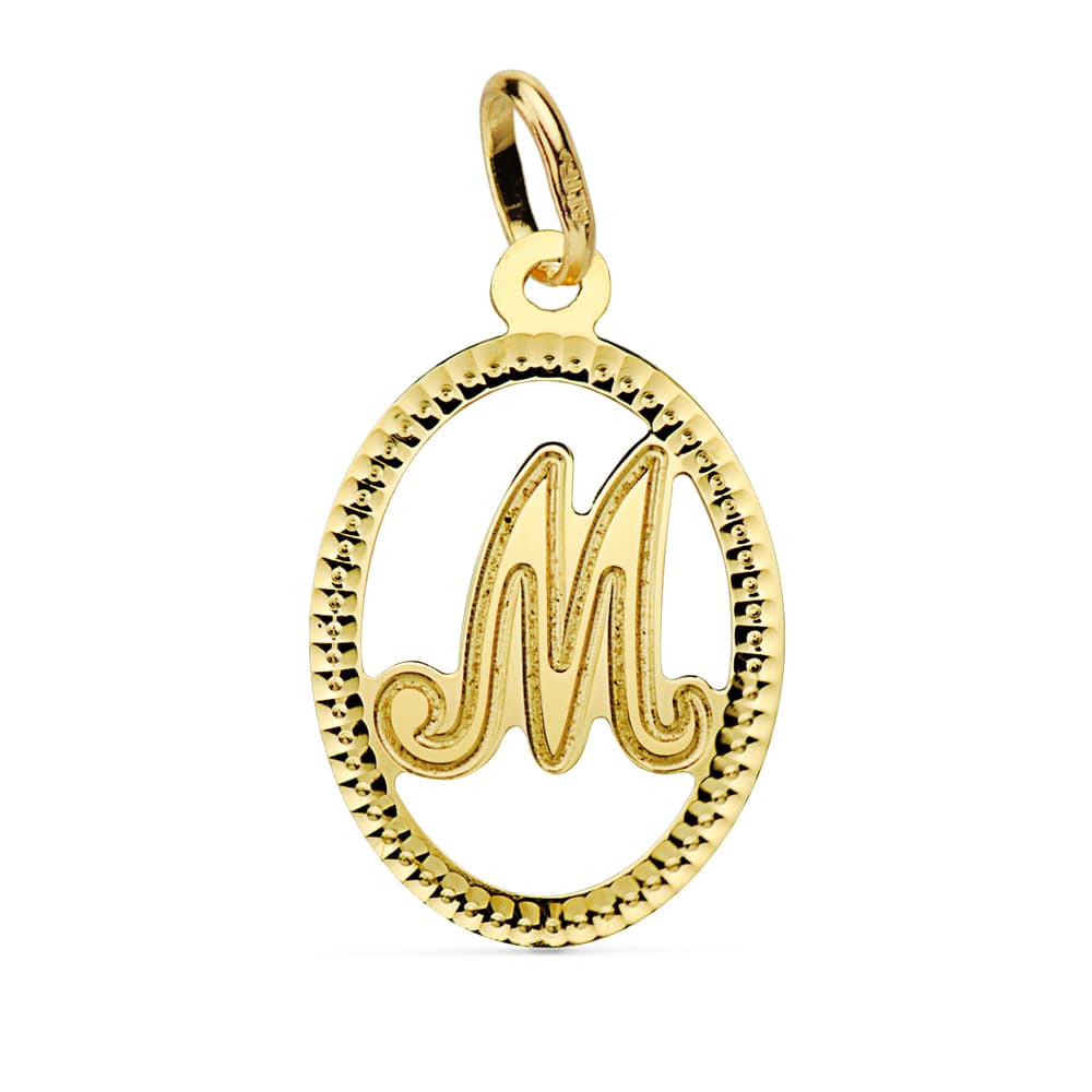Initial Pendel 18K Initial M 21X14 mm