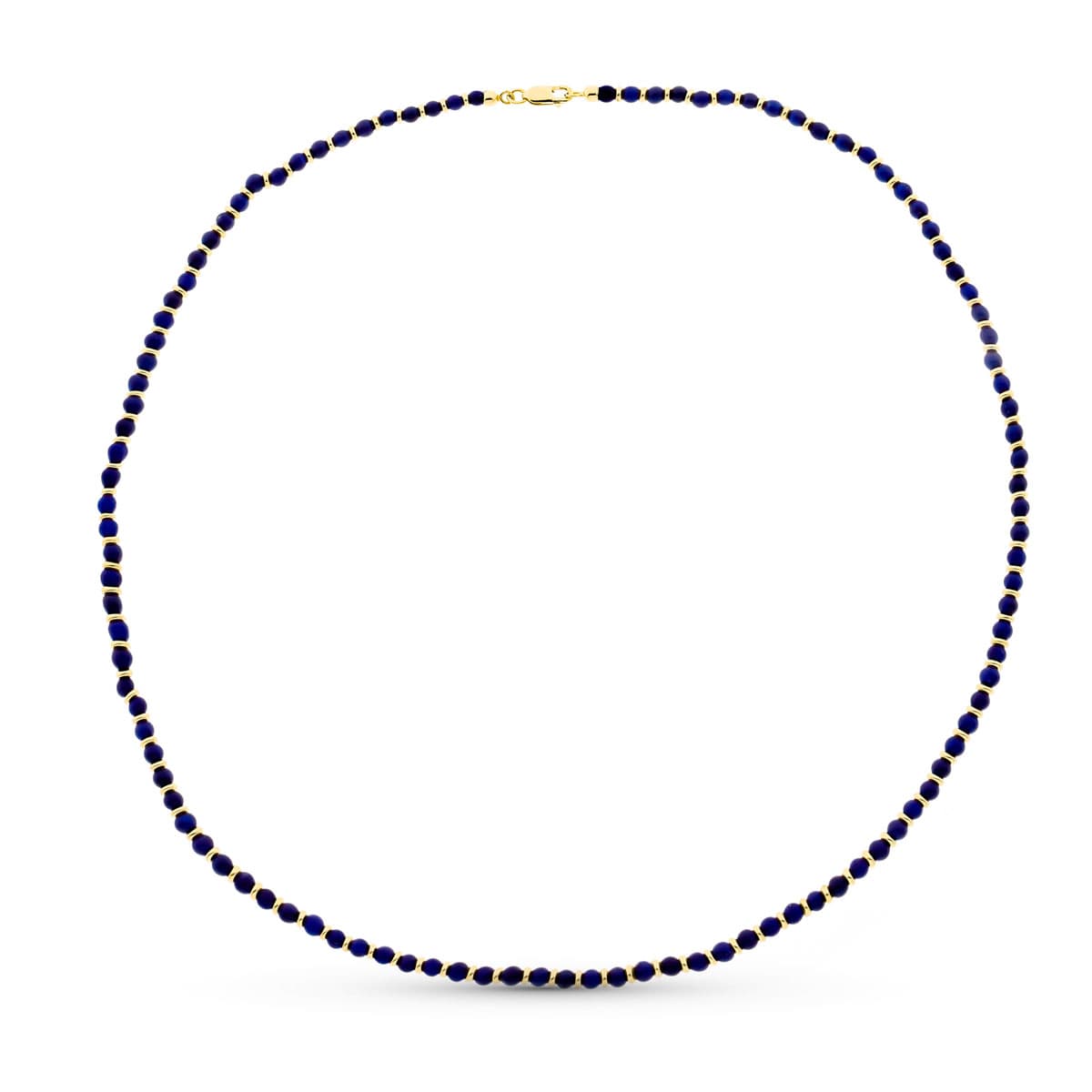 Colier Lapizlazuli Aur Galben 18K 45CM