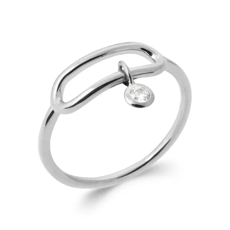 Bague Ovale – Argent | Azuline