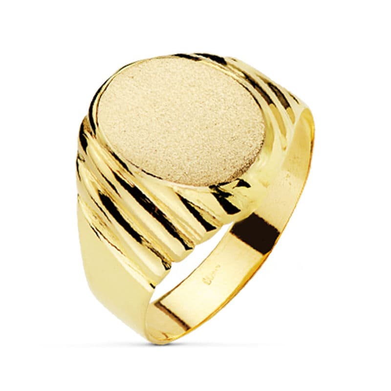 18K gult guld diamant herrriddare
