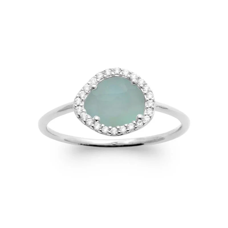 Bague Goutte – Argent | Azuline vue 2