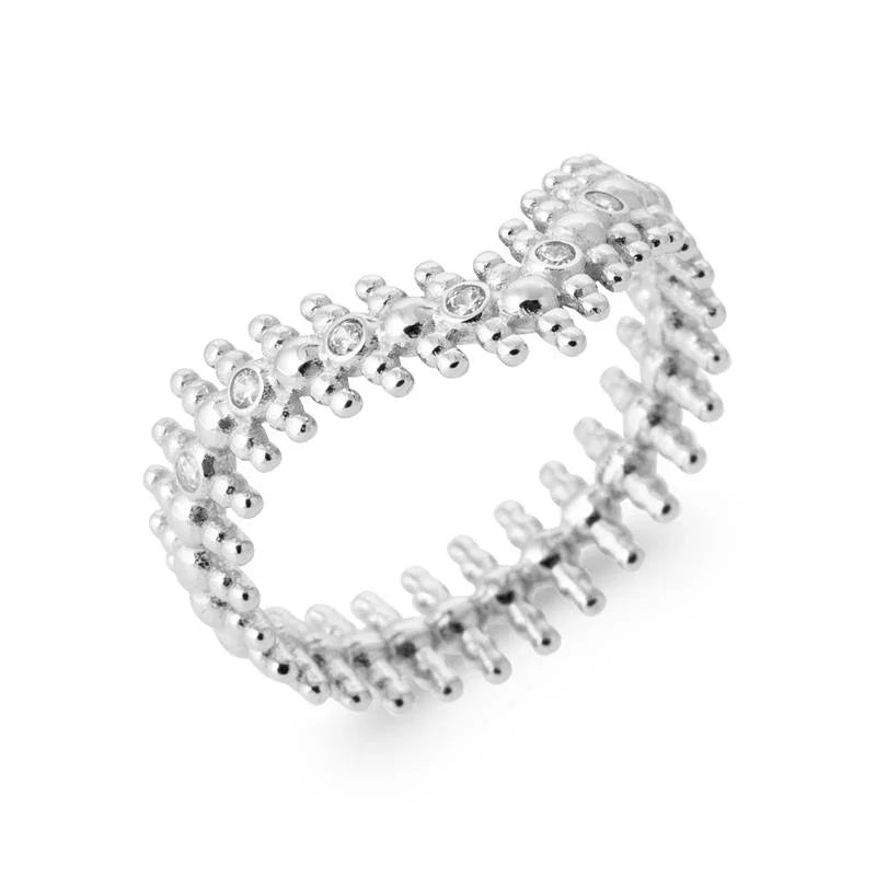 Bague Perlée – Argent | Azuline