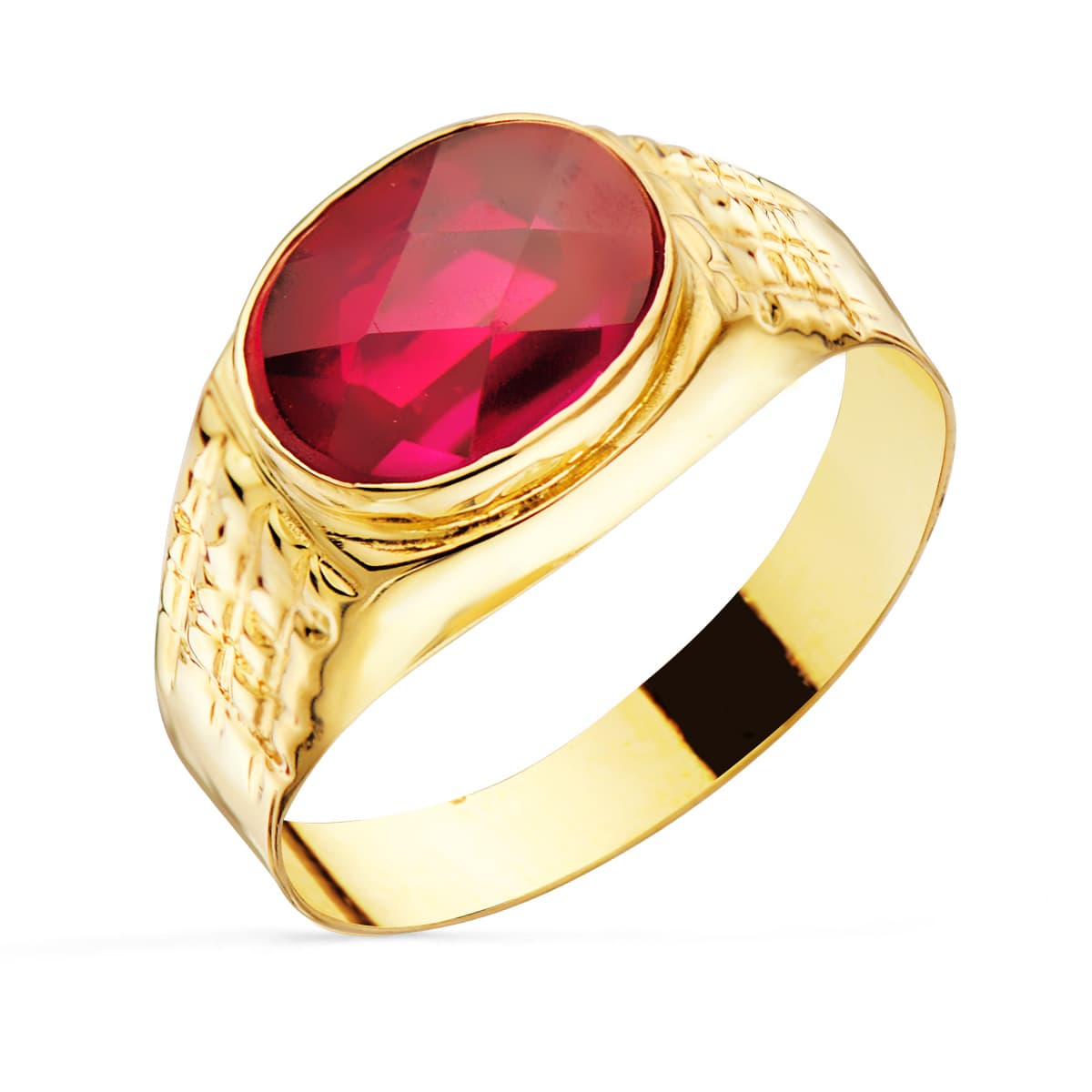 18K Chevalier Zircon Cadet Diamanté en Or