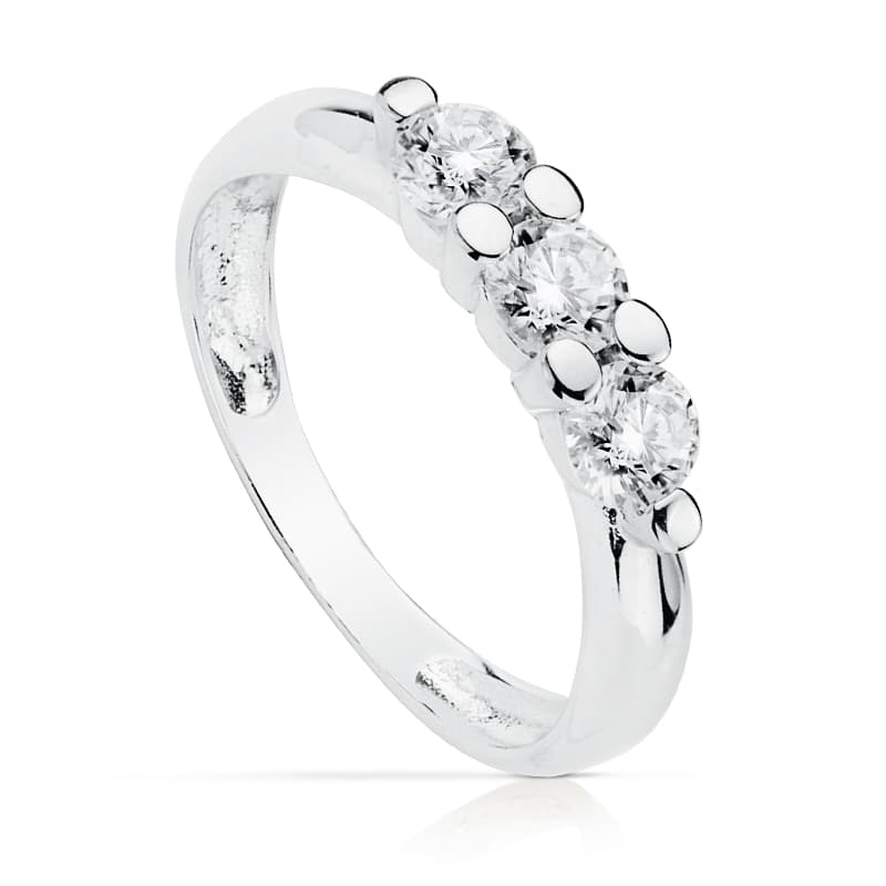 Ring i 18K hvidguld