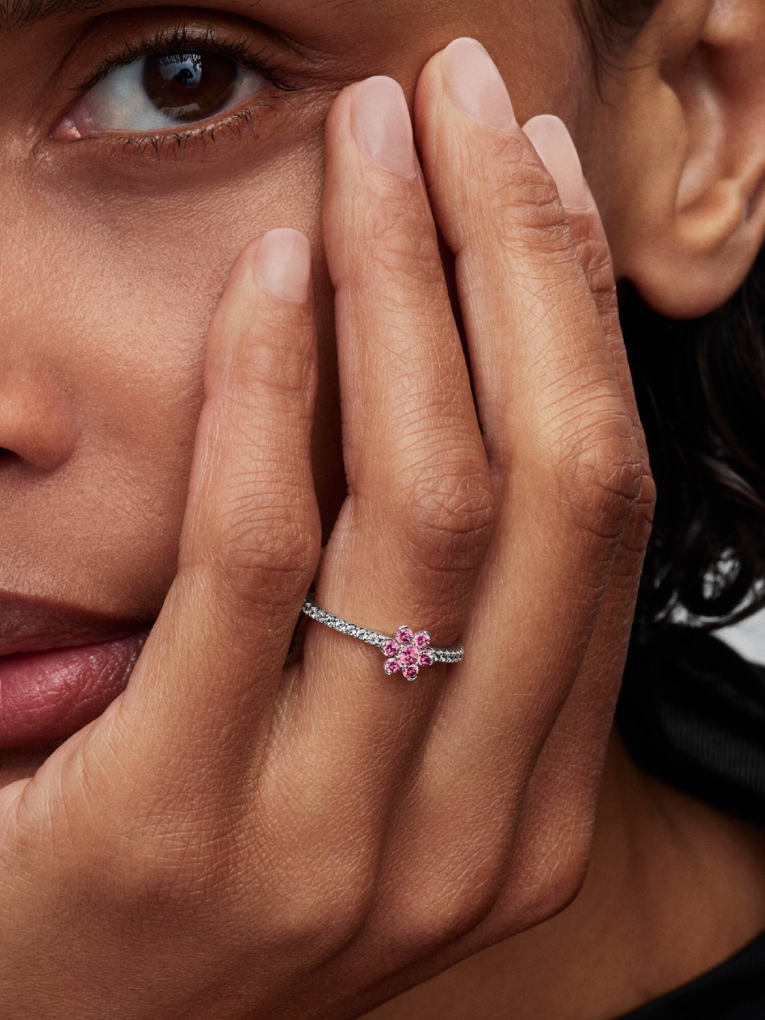 Anillo Pandora - Flor Rosa Brillante | 194499C02