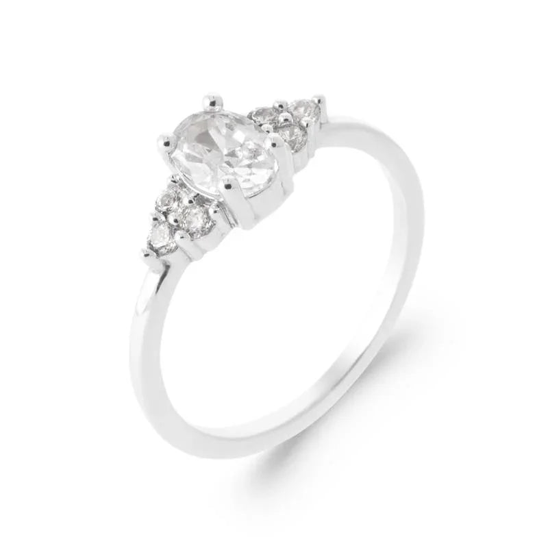Inel Oval – Argint | Azulin