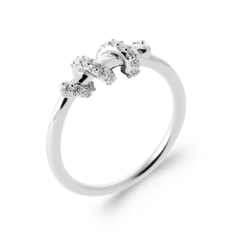 Twisted Ring – Silver | Azuline