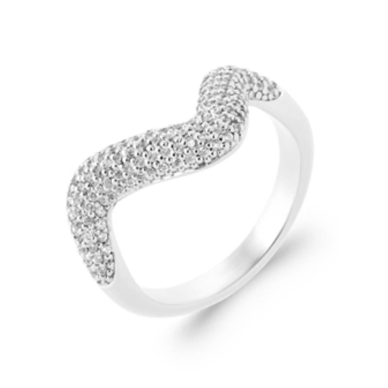 Wavy Ring – Silver | Azuline