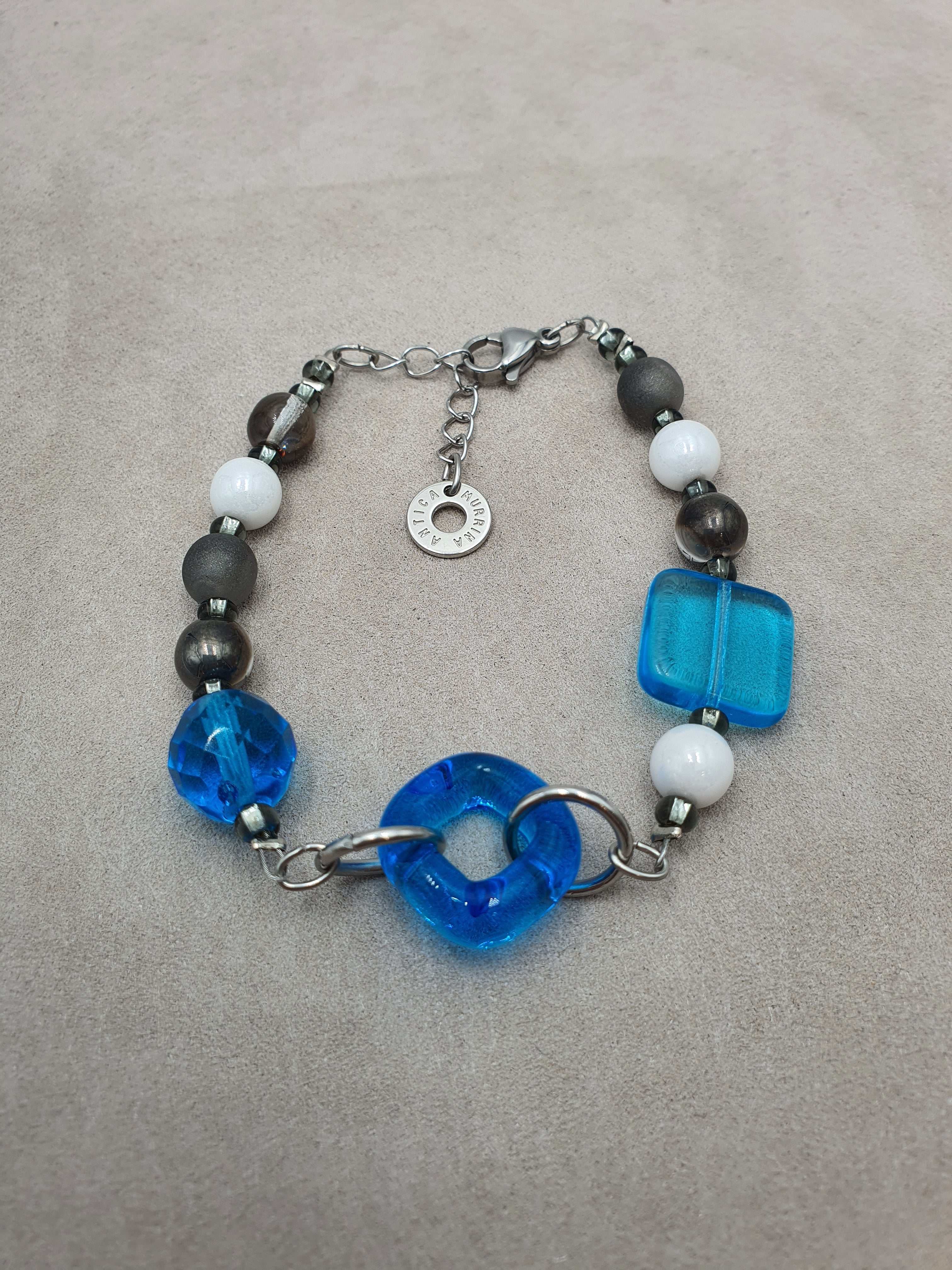 Salina - Turquesa - Pulseira - Antica Murrina