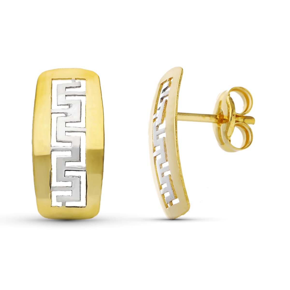 Orecchini 18K in 2ORS 11X5,5 mm