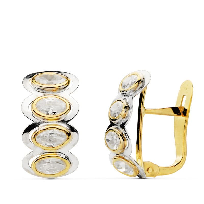 Pendientes Oro 18K con Cierre Catalán