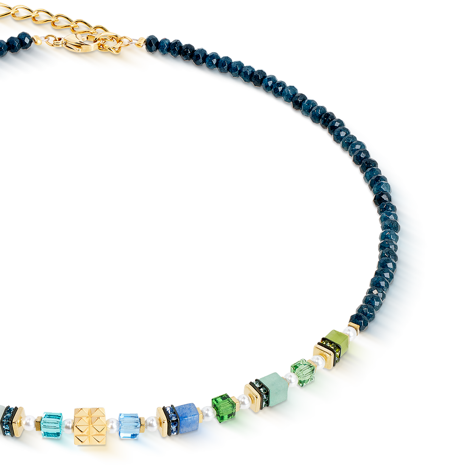 Λεπτομέρεια από κρύσταλλα Swarovski και χρυσό ανοξείδωτο ατσάλι Lionheart 2102101516