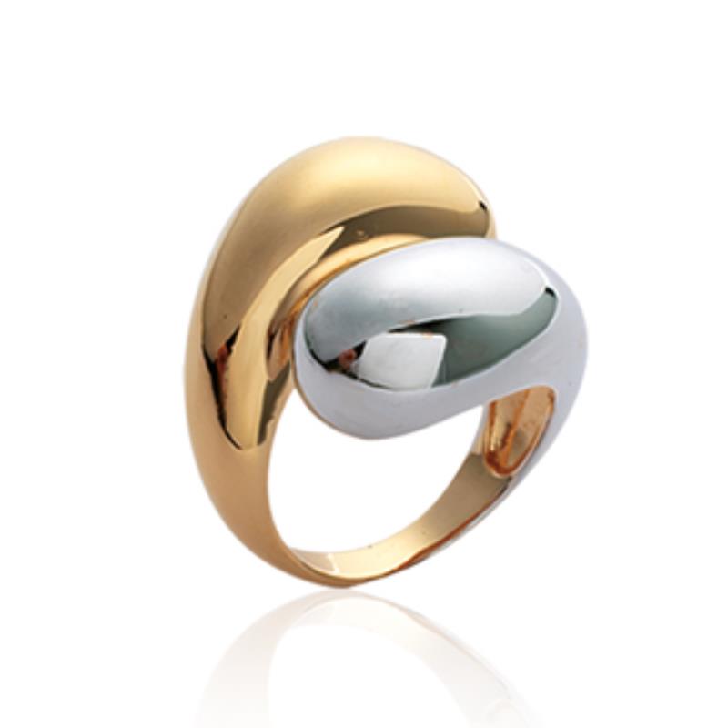 Double Oval Ring – Gold / Silver Plated | Azuline