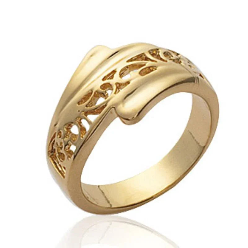 Anello traforato – Placcato in oro | Azuline