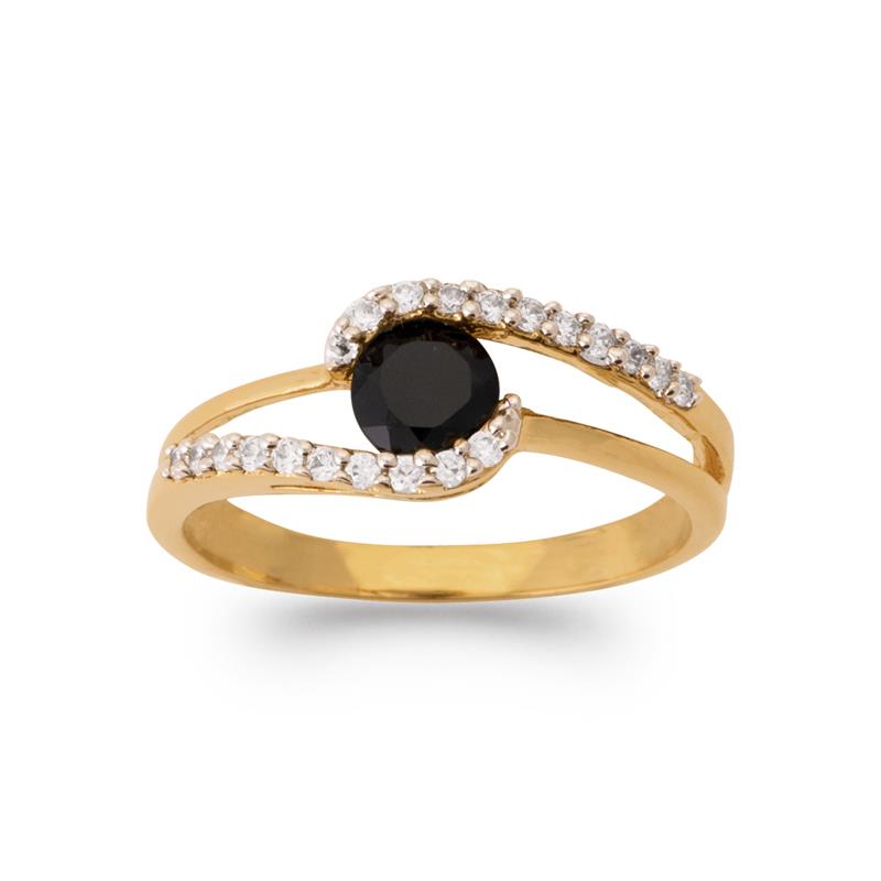 Anillo Torcido – Chapado en Oro | Azuline