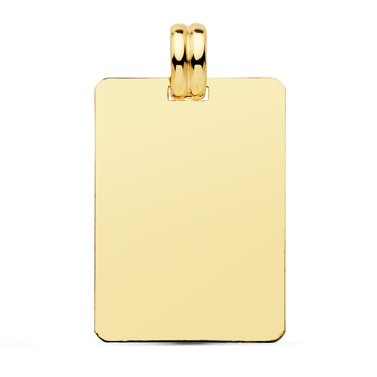 9K Plaque Or Jaune 28X20MM 3.50G