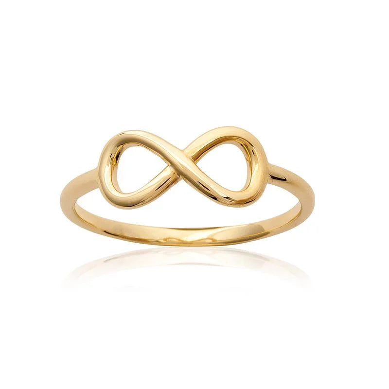 Anel infinito banhado a ouro | Azuline ver 2
