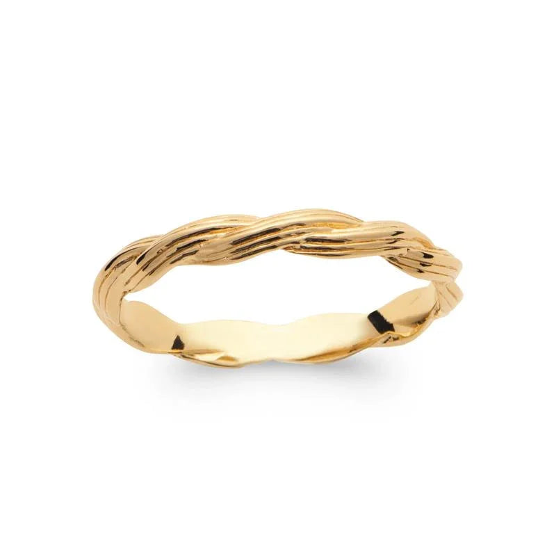 Aranyozott Twisted Alliance Ring / | Azulin nézet 3