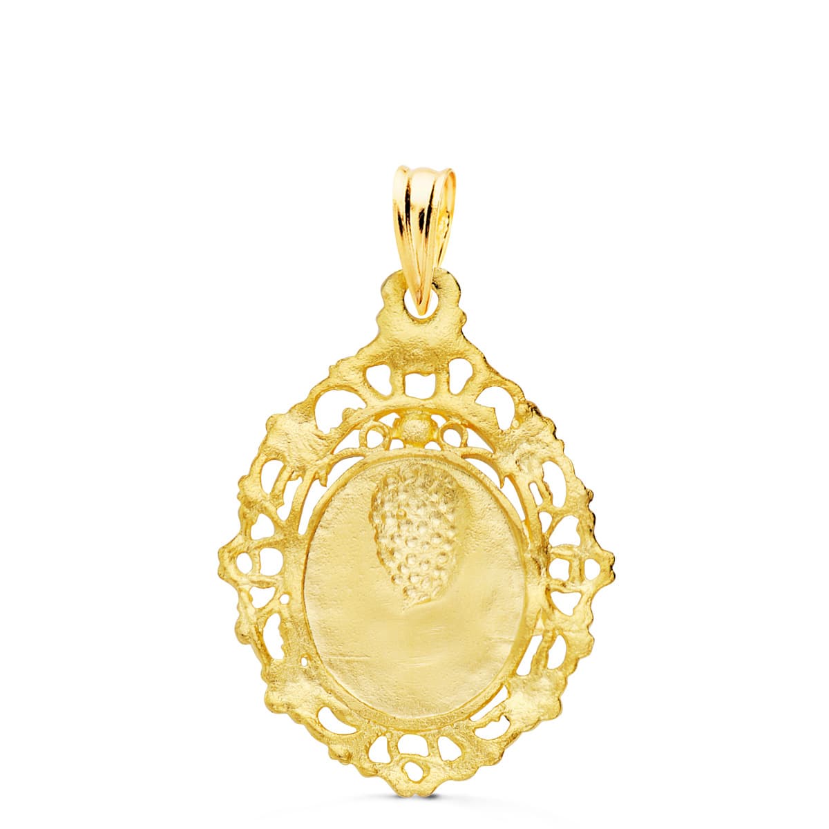 18K medaile Virgin Macarena Filigrán 27 X 20 mm