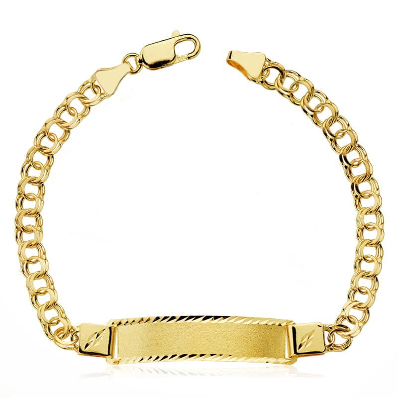 18K holle Hongaarse geelgouden kinketting, 215 cm