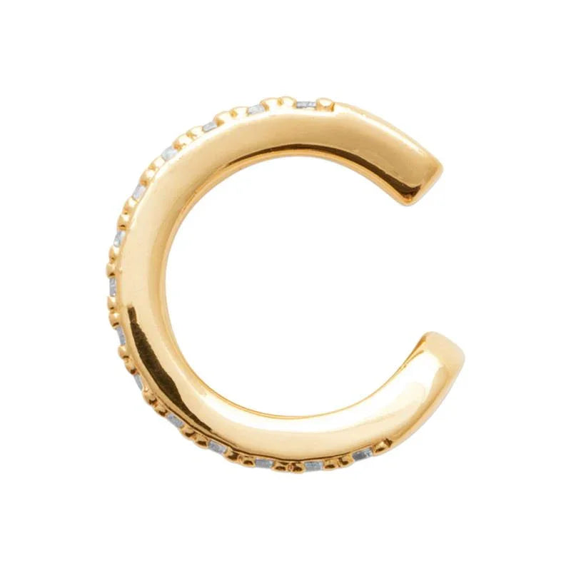 Ear Ring - Gold Plated - Single earring view 2
