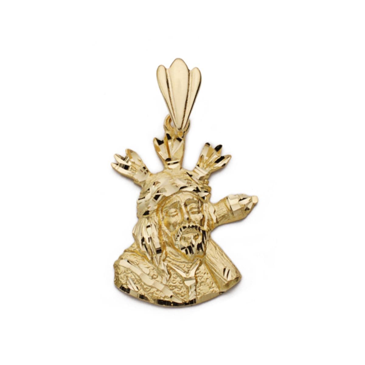 Silueta Cristo del Gran Poder Oro Amarillo 18K 27X19 mm