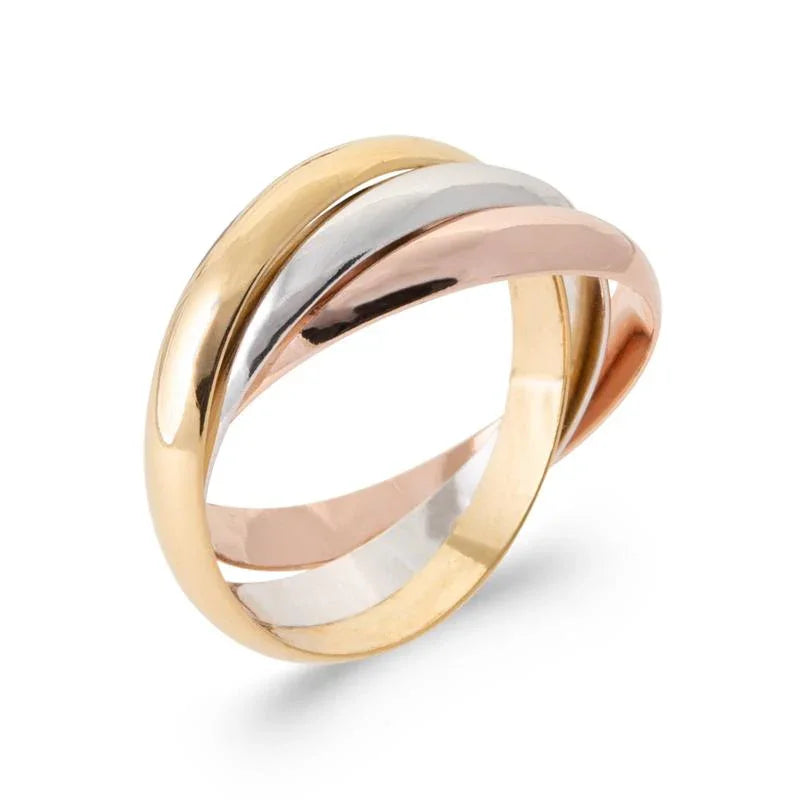 Anello a maglie intrecciate - Placcato oro / argento | Azuline