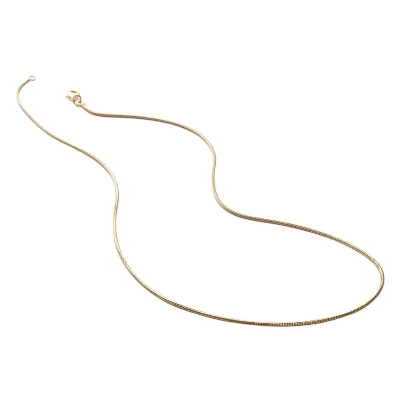 Kette – vergoldet – Schlangenmaschenansicht 2