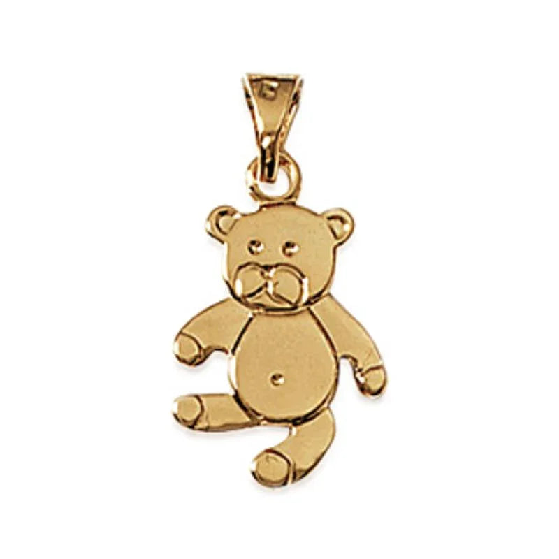 Colgante Osito de Peluche – Chapado en Oro | Azuline