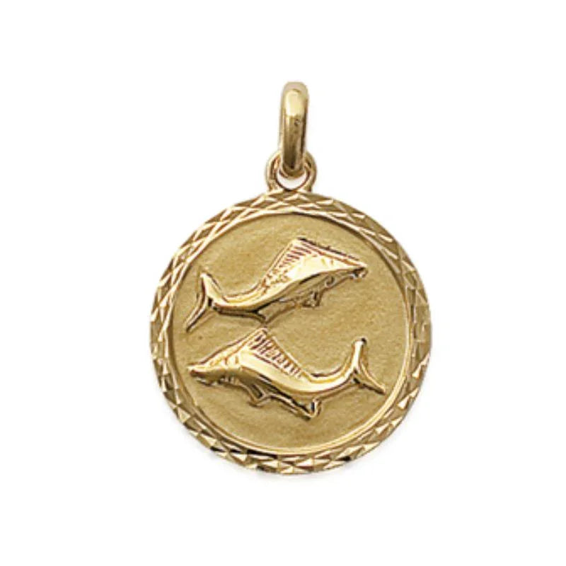 Medalla de Signos Astrológicos – Chapada en Oro | Azuline ver 12