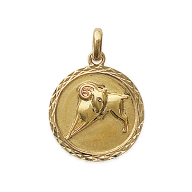 Medalla de Signos Astrológicos – Chapada en Oro | Azuline ver 11