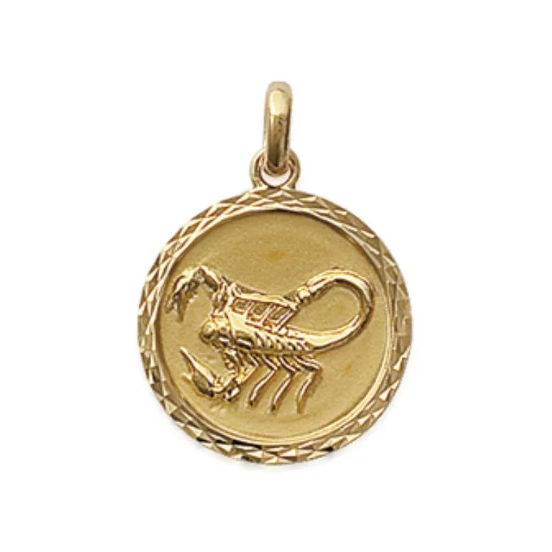 Medalla de Signos Astrológicos – Chapada en Oro | Azuline ver 4