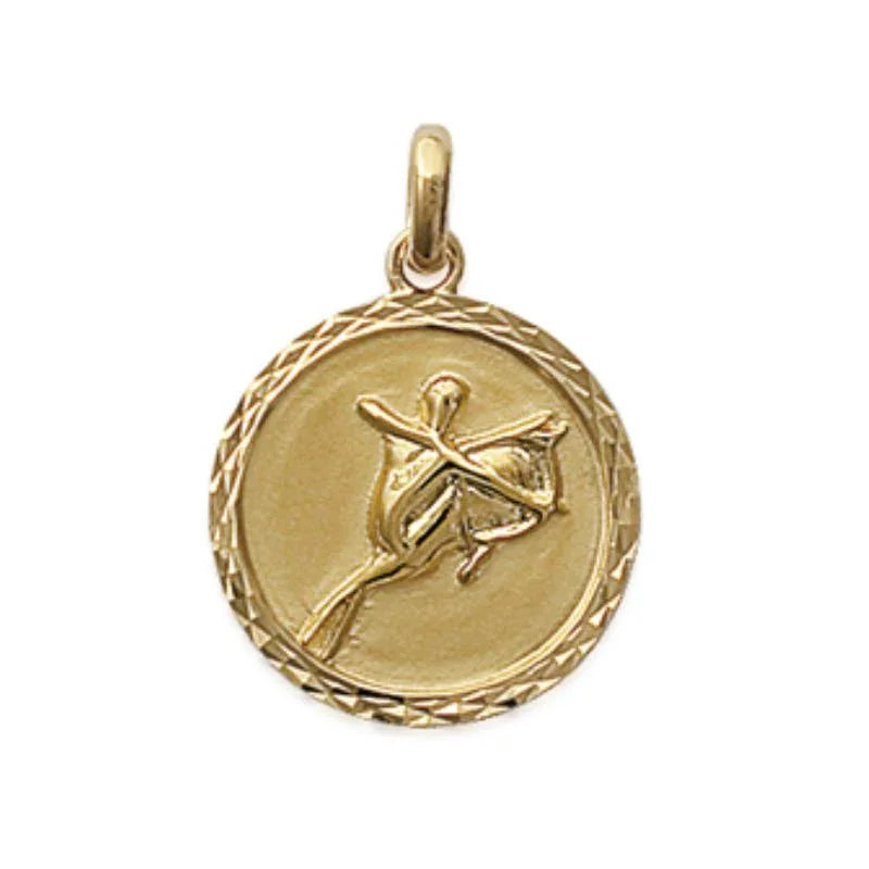Medalla de Signos Astrológicos – Chapada en Oro | Azuline ver 3