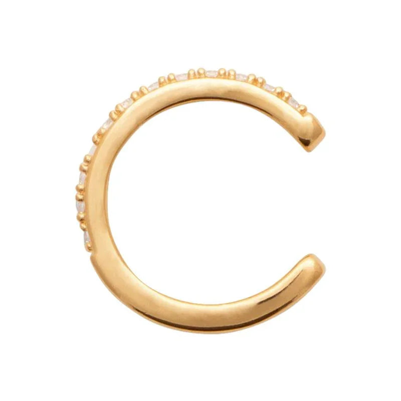 Ear Ring - Gold Plated - Single earring view 2