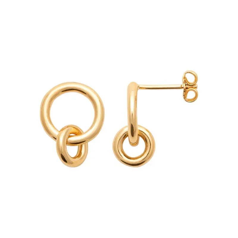 Ring - Gold Plated - Earrings view 2