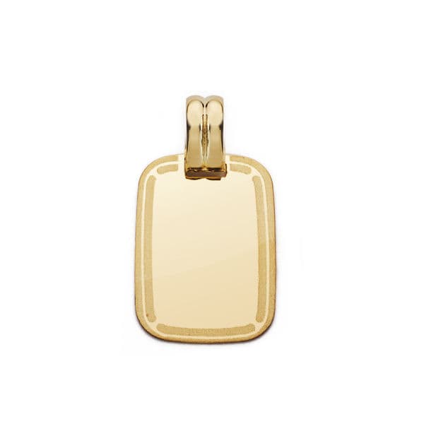 Cornice Placca Oro Giallo 18K 20X14 mm