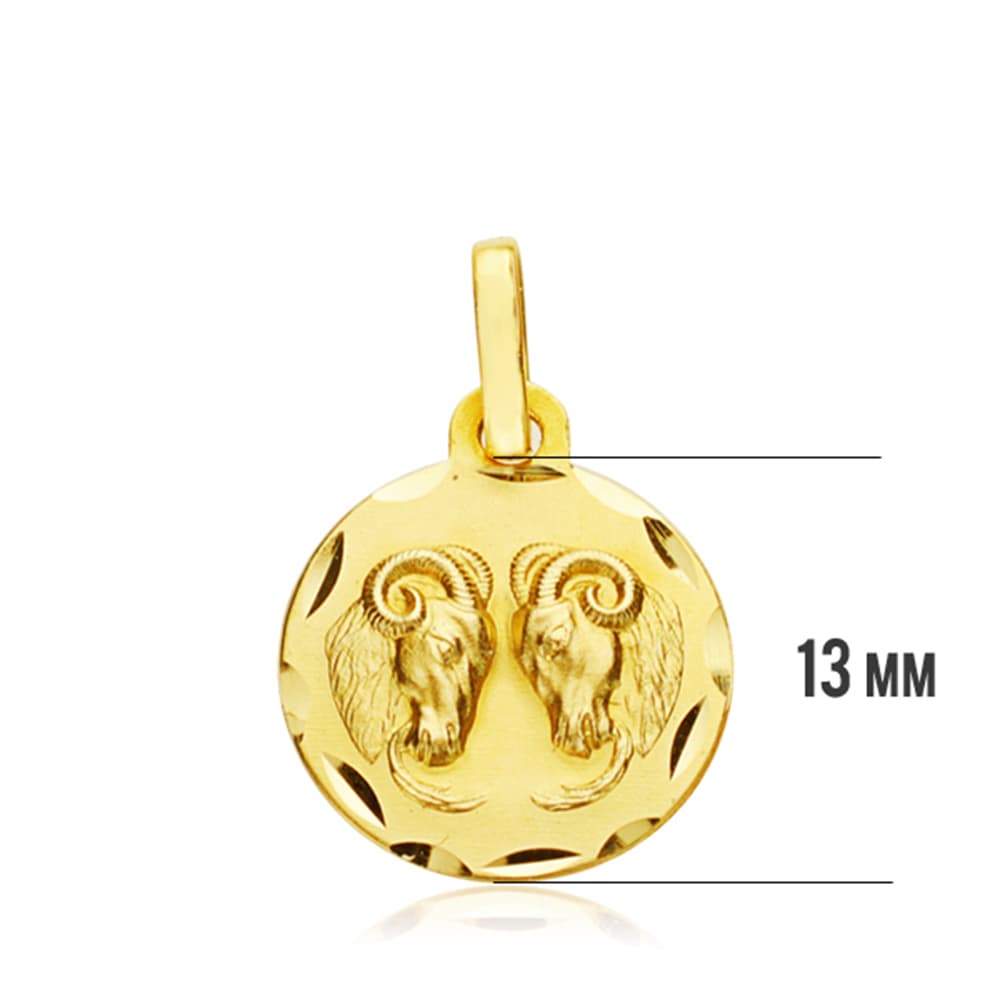 18K Kos zodiákus érem 13MM