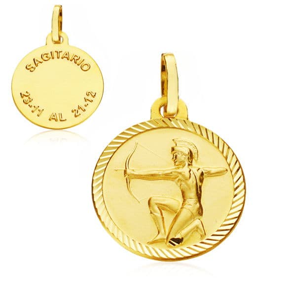 9K Boogschutter Zodiac-medaille 20MM