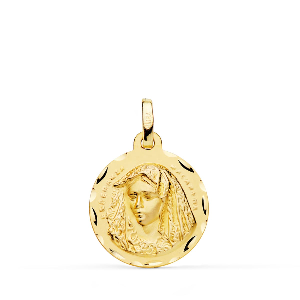 Medaile 18K Virgin Macarena 18MM