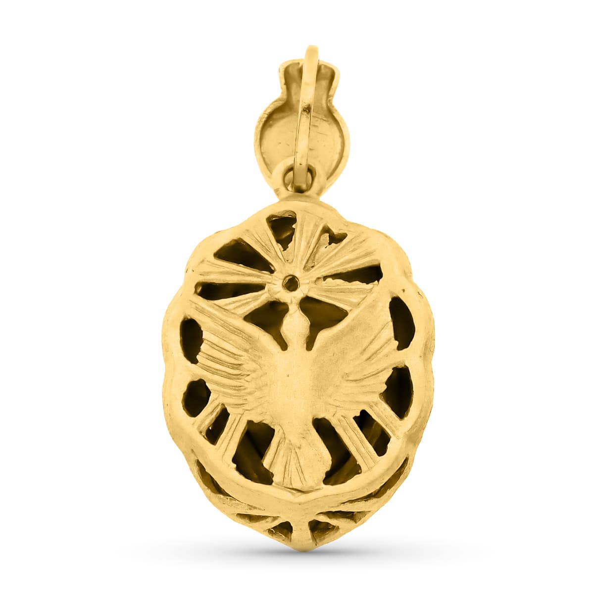 Pingente Virgem do Rocio 18K 26X18 mm
