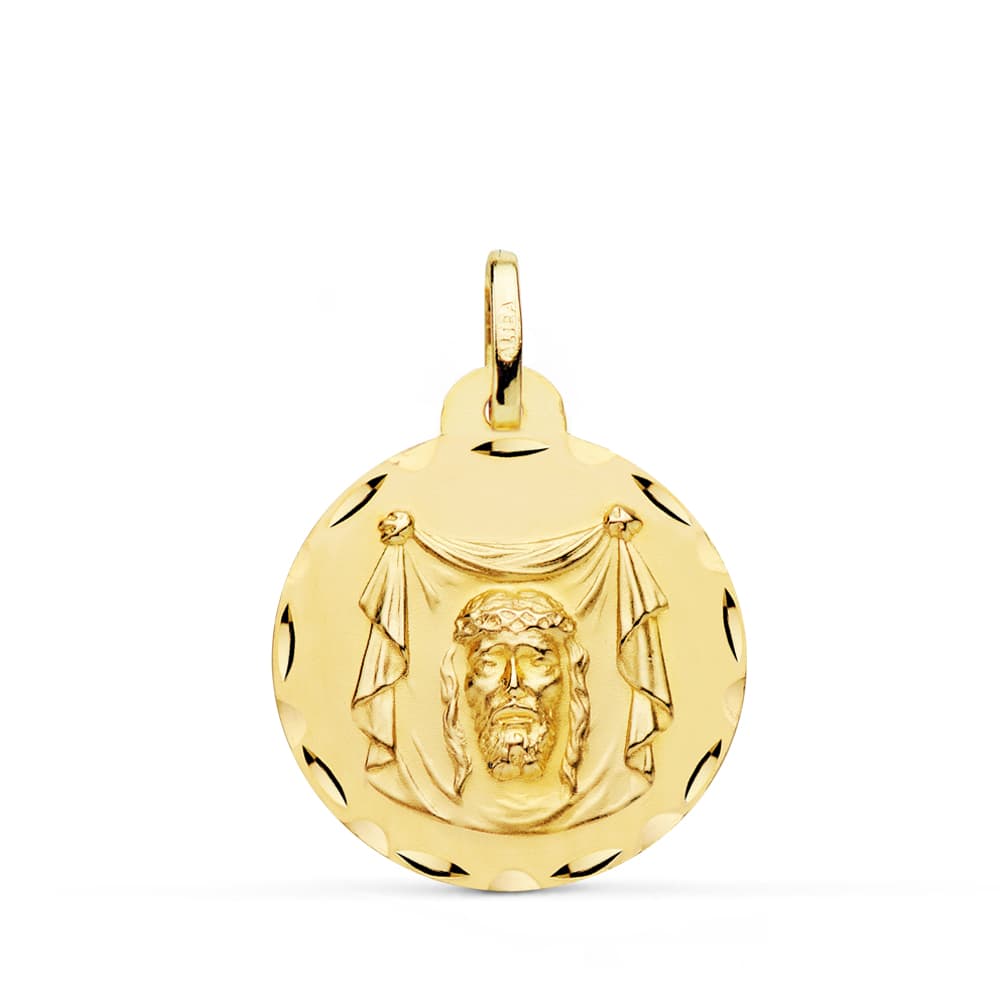 Medaile 18K Santa Faz 22 mm
