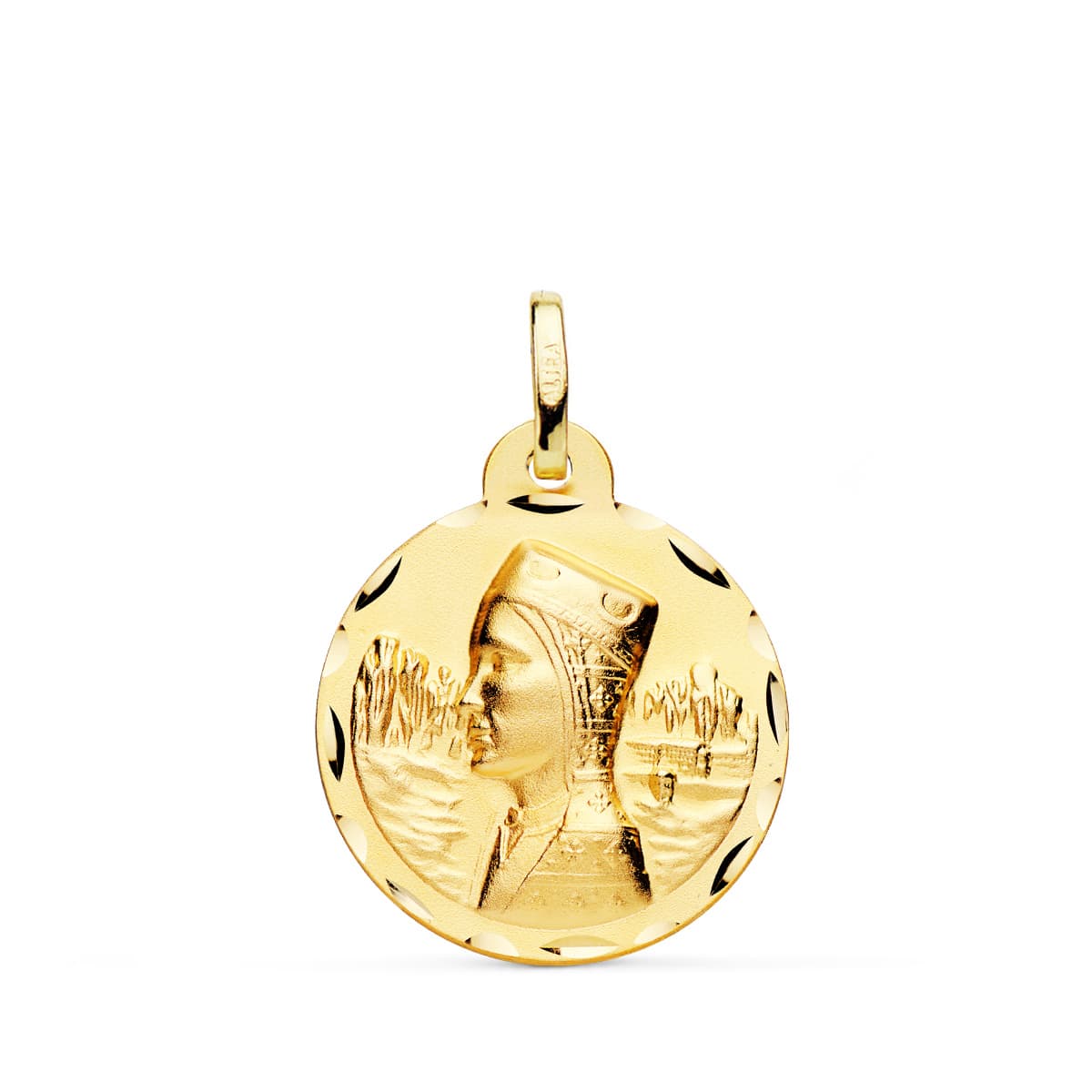 18K Our Lady of Montserrat Madalyası 20MM