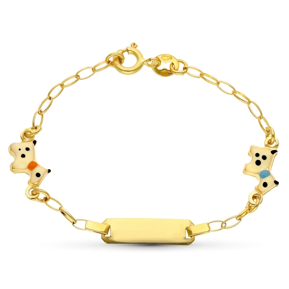 Catena Barbazzale Per Cane In Oro Giallo 18 Carati 13,5 Cm