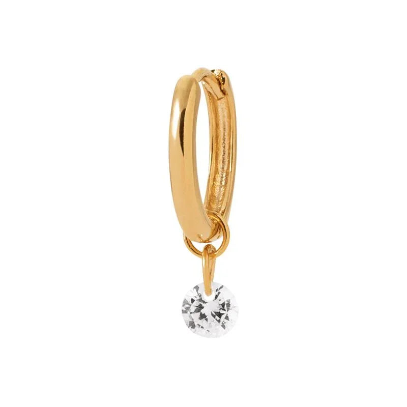 Charm - Branco - Banhado a Ouro - Crioulo Individual