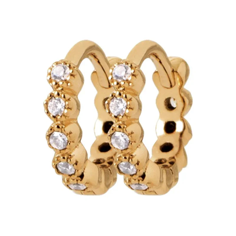 Creolen – Mini – vergoldet